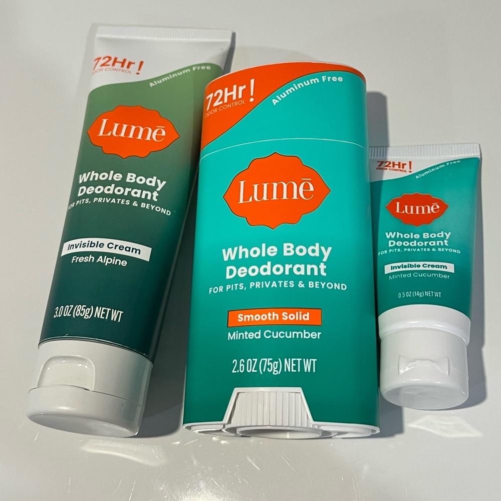LUME body deodorant bundle - Minted Cucumber